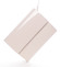 Stredná dámska elegantná listová kabelka béžová matná - Delami Sandiego