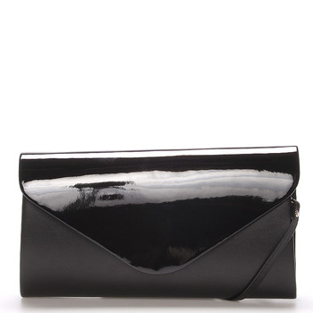 Luxusná veľká dámska listová kabelka čierna matná - Delami LasVegas