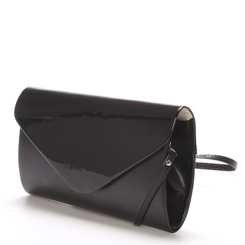 Luxusná veľká dámska listová kabelka čierna matná - Delami LasVegas