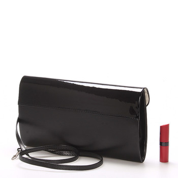 Luxusná veľká dámska listová kabelka čierna matná - Delami LasVegas