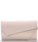 Veľká štýlová dámska listová kabelka púdrová lesklá - Delami Charlien