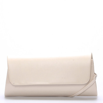 Luxusná veľká dámska listová kabelka béžová lesklá - Delami Chicago