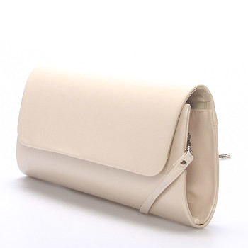 Luxusná veľká dámska listová kabelka béžová lesklá - Delami Chicago