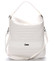 Veľká elegantná crossbody kabelka biela - Carine Elgin