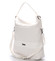 Veľká elegantná crossbody kabelka biela - Carine Elgin