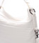 Veľká elegantná crossbody kabelka biela - Carine Elgin