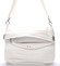 Veľká elegantná crossbody kabelka biela - Carine Elgin