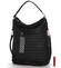 Veľká elegantná crossbody kabelka čierna - Carine Elgin
