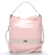 Veľká elegantná crossbody kabelka ružová - Carine Elgin