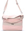 Veľká elegantná crossbody kabelka ružová - Carine Elgin