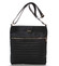 Veľká pohodlná crossbody kabelka čierna - Carine PalmBay