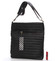Veľká pohodlná crossbody kabelka čierna - Carine PalmBay