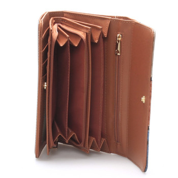 Originálna veľká dámska hnedá peňaženka - Dudlin M256