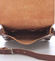 Hnedá luxusná kožená taška cez rameno KABEA Luxor