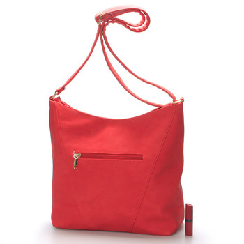 Elegantná dámska kabelka cez plece červená - Silvia Rosa Adorlee