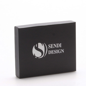 Praktická kožená svetlohnedá peňaženka - SendiDesign 47