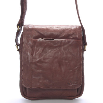 Kvalitná pánska kožená taška hnedá - SendiDesign Appart