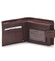 Praktická kožená hnedá peňaženka - SendiDesign 47