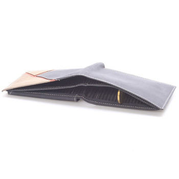 Kožená pánska čierna peňaženka - Mette