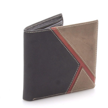 Kožená pánska čierna peňaženka - Mette