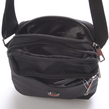 Menšia unisex crossbody taška čierna - Enrico Benetti 7140