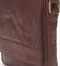 Pánska prešívaná kožená taška hnedá - SendiDesign Bris