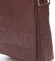 Luxusná veľká kožená crossbody taška hnedá - SendiDesign diverzie