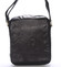 Luxusná veľká kožená crossbody taška čierna - SendiDesign diverzie