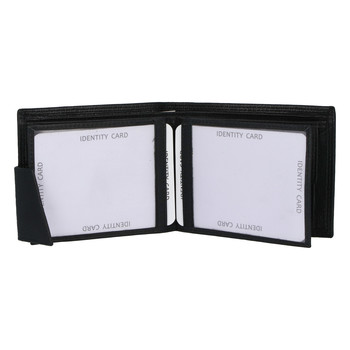 Kožená pánska čierna peňaženka - ItParr New