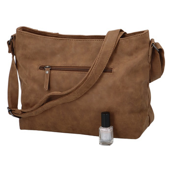 Dámska crossbody kabelka camel - Enrico Benetti Marina