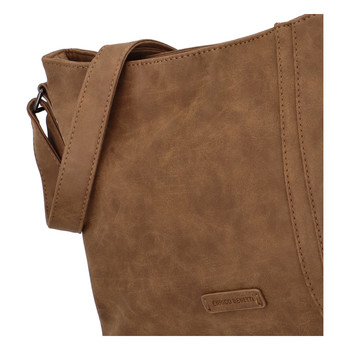 Dámska crossbody kabelka camel - Enrico Benetti Marina