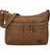 Stredná mäkká dámska crossbody kabelka camel - Enrico Benetti Enjoy