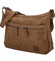 Stredná mäkká dámska crossbody kabelka camel - Enrico Benetti Enjoy