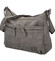 Stredná mäkká dámska crossbody kabelka sivá - Enrico Benetti Enjoy