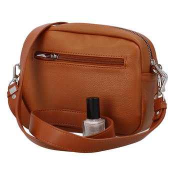 Dámska crossbody kabelka svetlohnedá - David Jones Alexa