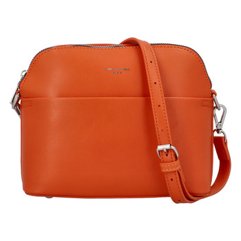 Dámska crossbody kabelka oranžová - David Jones Sasha