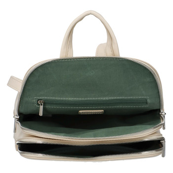 Dámsky mestský batoh svetlobéžový - David Jones Nicco