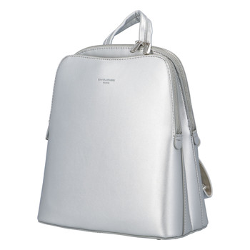 Dámsky mestský batoh strieborný - David Jones Nicco