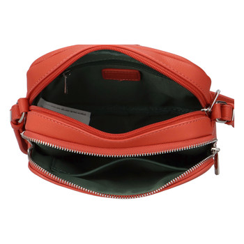 Dámska crossbody kabelka pastelovo červená - David Jones Beatrio
