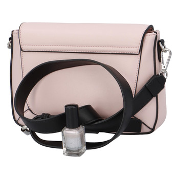 Malá dámska crossbody kabelka svetloružová - David Jones Andrica