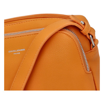 Dámska crossbody kabelka oranžová - David Jones Beatrio