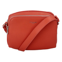 Dámska crossbody kabelka pastelovo červená - David Jones Beatrio