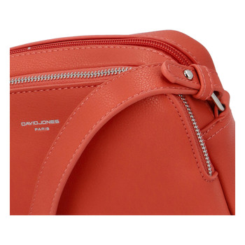 Dámska crossbody kabelka pastelovo červená - David Jones Beatrio