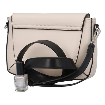 Malá dámska crossbody kabelka béžová - David Jones Andrica