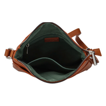 Dámska crossbody kabelka koňaková - David Jones Quali