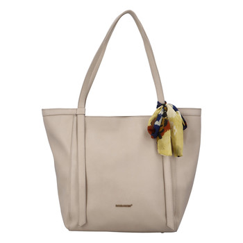 Veľká dámska kabelka cez plece sivá - David Jones Aditya