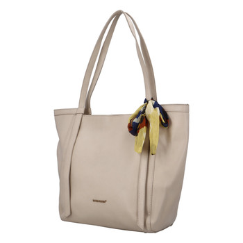 Veľká dámska kabelka cez plece sivá - David Jones Aditya