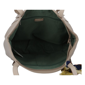 Veľká dámska kabelka cez plece sivá - David Jones Aditya