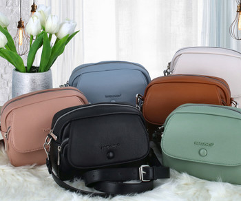 Dámska crossbody kabelka bledo elená - David Jones Alexa