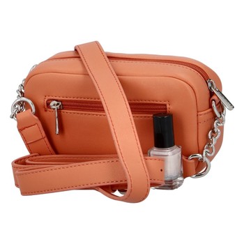 Malá dámska crossbody kabelka oranžová - David Jones SannJary